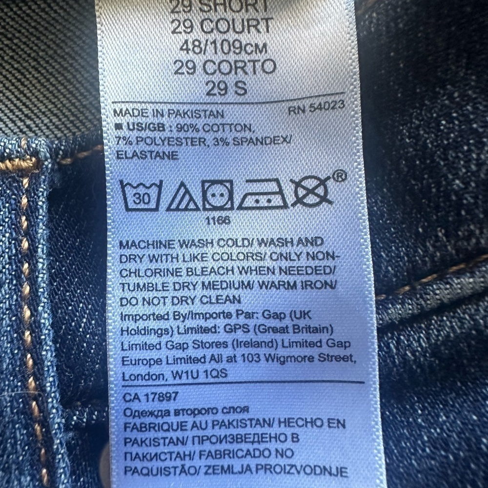 Women’s Banana Republic Mid-Rise Skinny Jeans - Medium Vintage - Size 29 Short - Picture 4 of 5